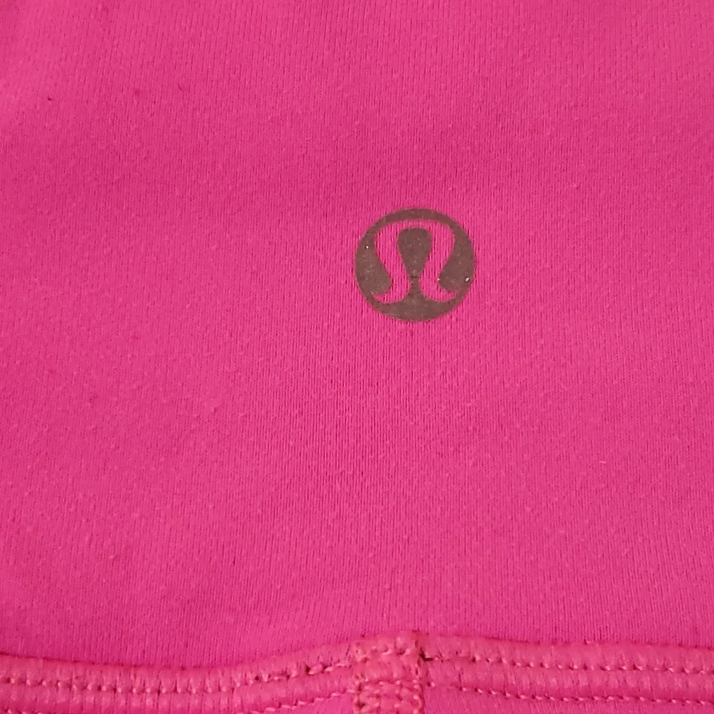 Lululemon Women's Purple Pink Reversible‎ Low Rise Wunder Under Crop Leggings 6
